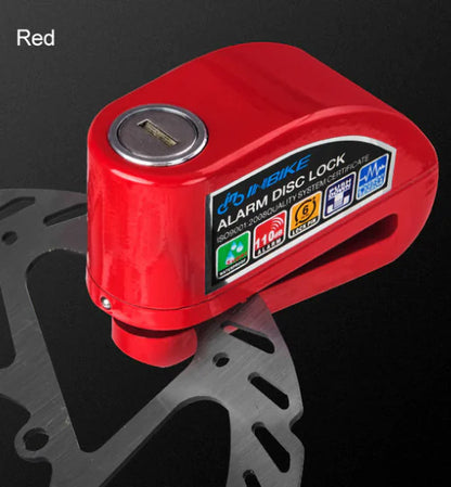 110dB Anti-Theft Motorcycle Alarm Disc Lock