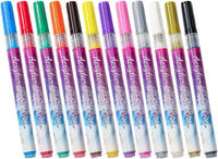 Vibrant 12-Color Nail Art Pens™